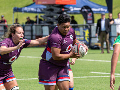 Action images from UKAF Rugby's first match in the 2022 International Defence Rugby Cup